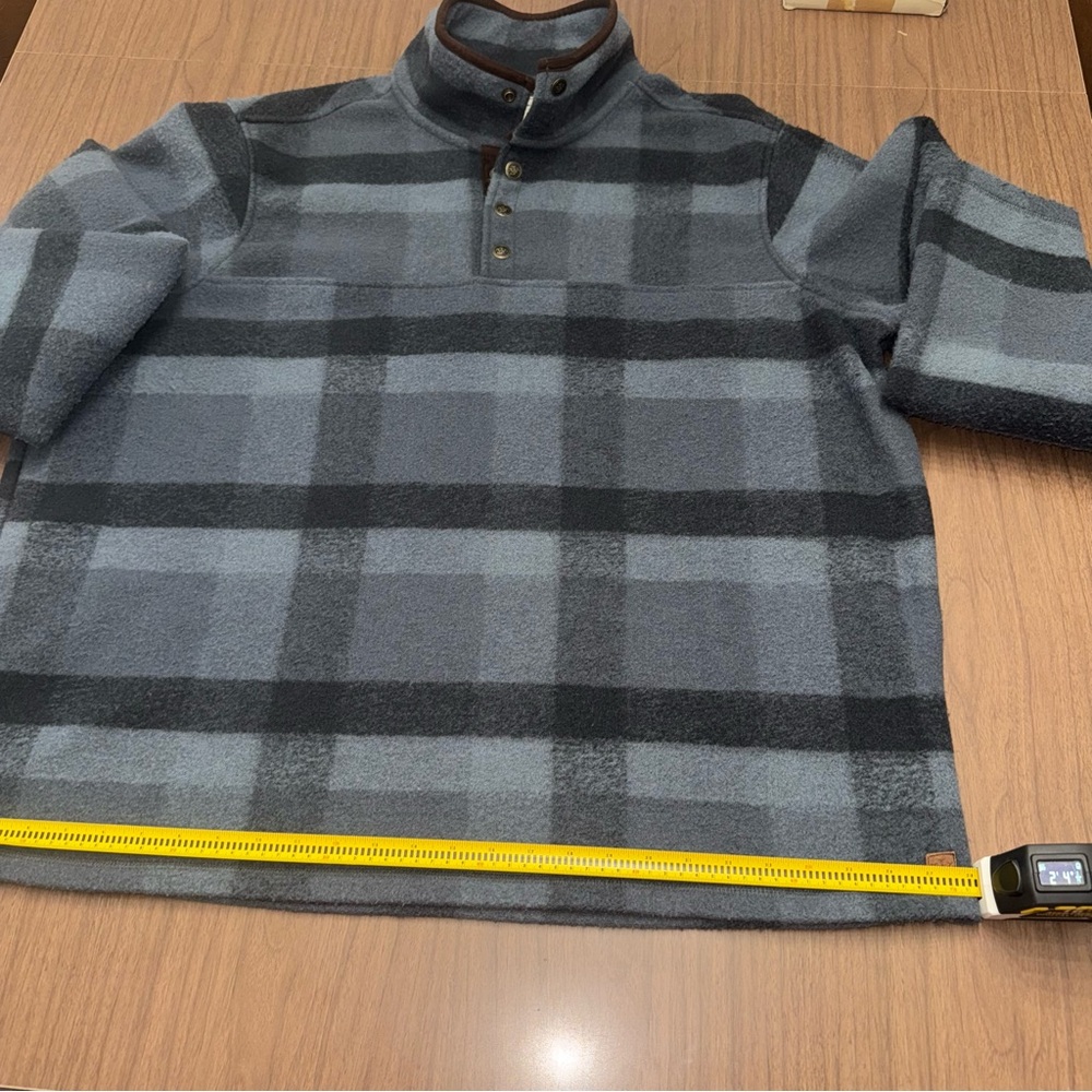 John Wayne Men’s Sz 2XL Timeless Classic Fleece Pullover Plaid Jacket Thick Warm - Picture 10 of 10